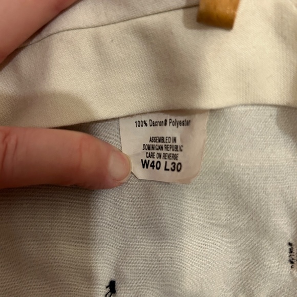 Men's Dress Pants - Exact a Dockers Brand Black, Cuffed, Pleated Size 40x30 - Picture 3 of 10